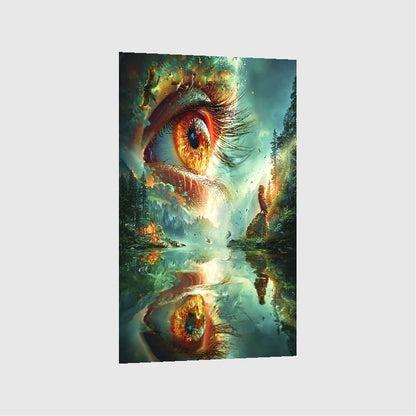 Art Print Alex Bush AI - In the Eye of the Dreamstorm