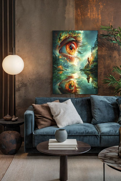 Art Print Alex Bush AI - In the Eye of the Dreamstorm