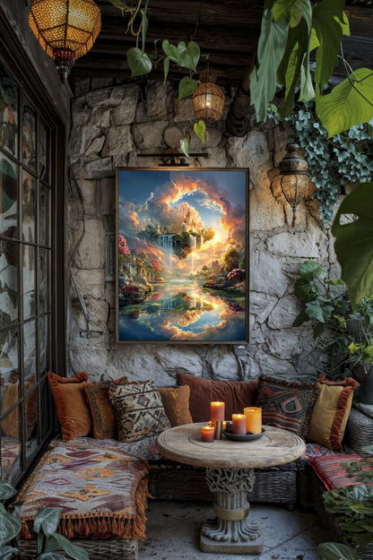 Art Print Alex Bush AI - Celestial Updrafts