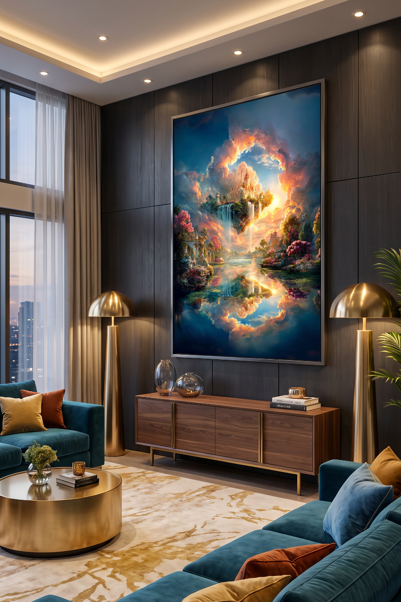 Art Print Alex Bush AI - Celestial Updrafts