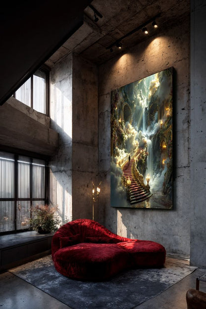 Art Print Alex Bush AI - The Library Unbound
