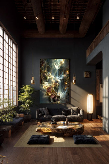 Art Print Alex Bush AI - The Library Unbound
