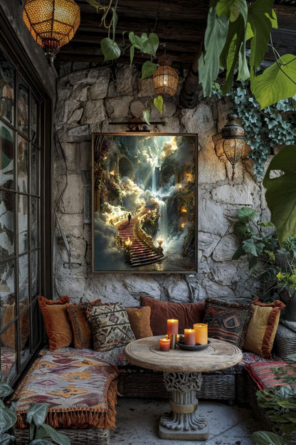 Art Print Alex Bush AI - The Library Unbound