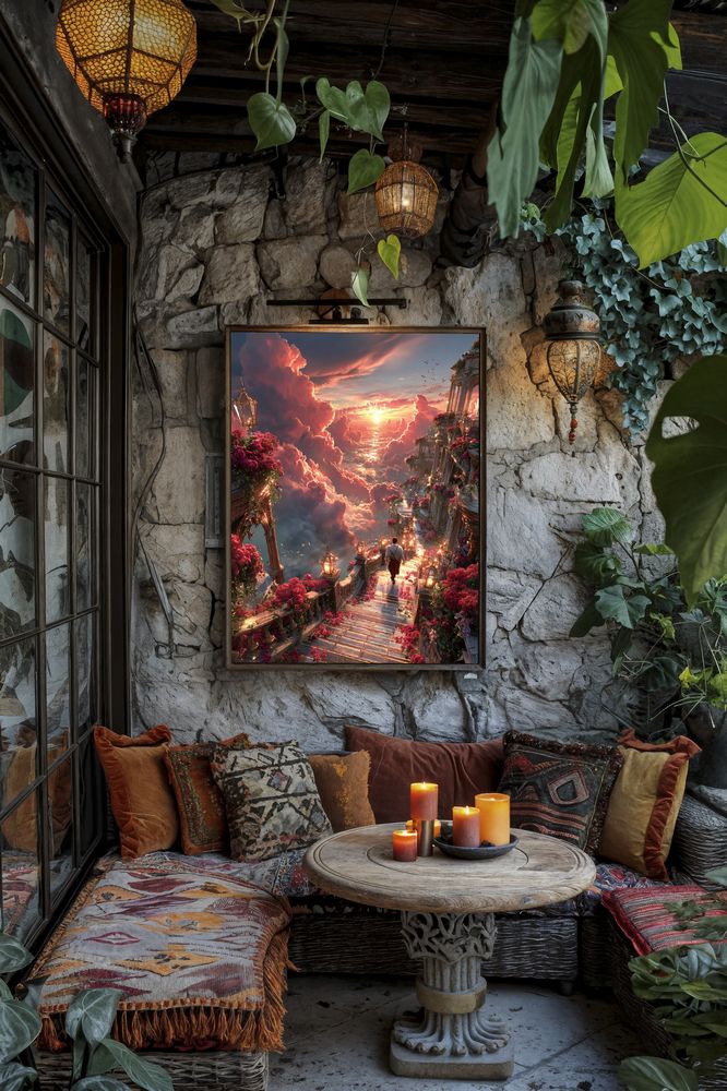Art Print Alex Bush AI - Threshold of Infinite Tales
