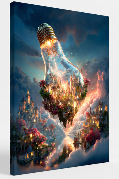 Art Print Alex Bush AI - Beyond the Stacks of Space