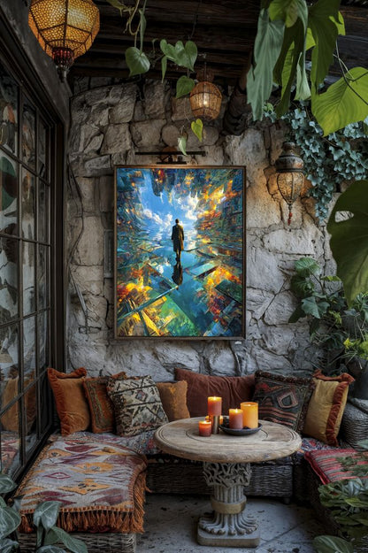 Art Print Alex Bush AI - Whirlwind of Whispers