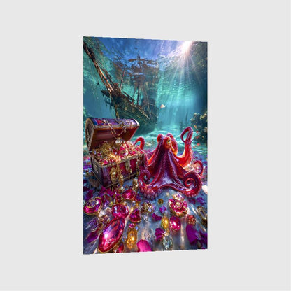 Art Print Salt Life AI - The Underwater Kingdom