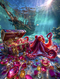 Art Print Salt Life AI - The Underwater Kingdom