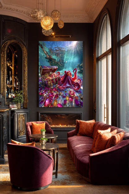 Art Print Salt Life AI - The Underwater Kingdom