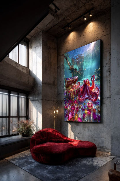 Art Print Salt Life AI - The Underwater Kingdom