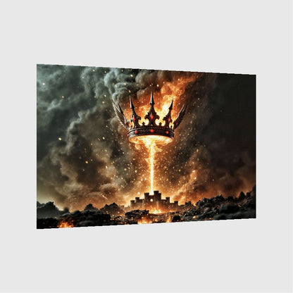 Art Print Aquila Vision AI - The Kingdom of Fire