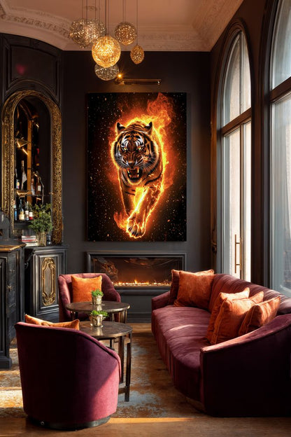 Art Print Aquila Vision AI - Attack of Fire