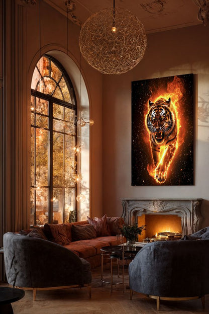 Art Print Aquila Vision AI - Attack of Fire