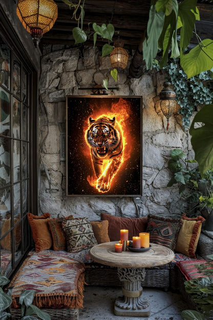 Art Print Aquila Vision AI - Attack of Fire