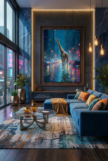Art Print wAIld Life - Between Traffic and Silence