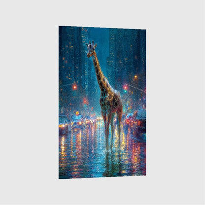 Art Print wAIld Life - Between Traffic and Silence