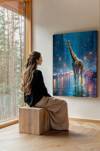 Art Print wAIld Life - Between Traffic and Silence