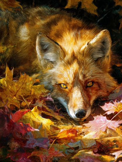Art Print wAIld Life - Cradle of Leaves