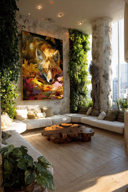 Art Print wAIld Life - Cradle of Leaves