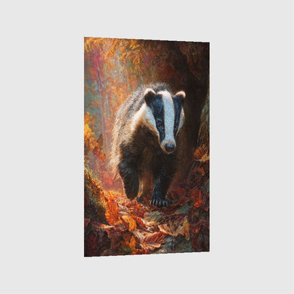 Art Print wAIld Life - The Path Through Amber Light