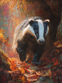 Art Print wAIld Life - The Path Through Amber Light