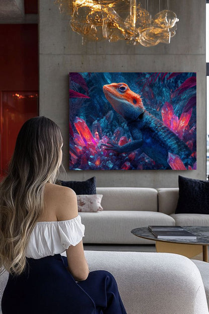 Art Print wAIld Life - Keeper of the Crimson Crystals