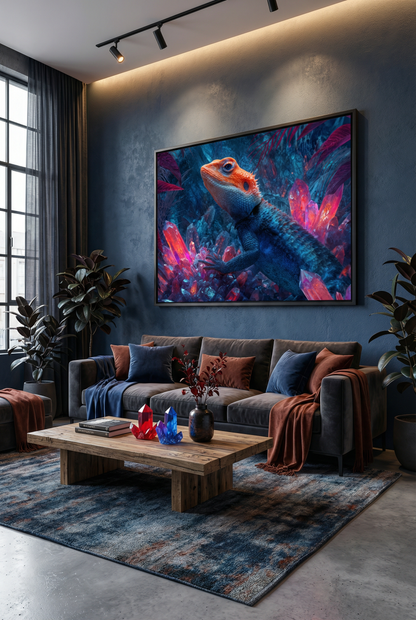 Art Print wAIld Life - Keeper of the Crimson Crystals