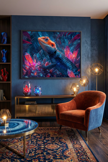 Art Print wAIld Life - Keeper of the Crimson Crystals