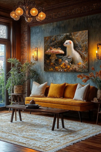 Art Print wAIld Life - A Life Tucked Between Leaves