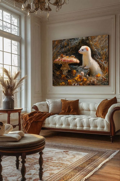Art Print wAIld Life - A Life Tucked Between Leaves
