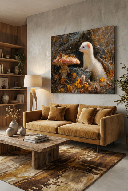 Art Print wAIld Life - A Life Tucked Between Leaves