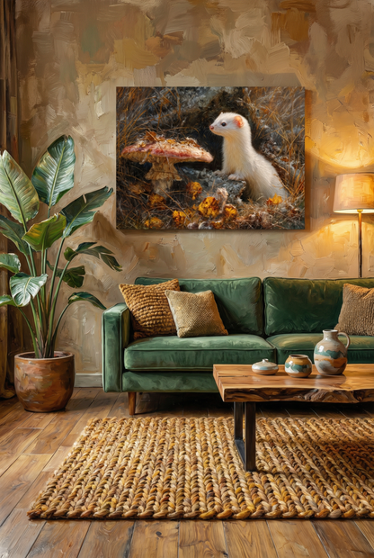 Art Print wAIld Life - A Life Tucked Between Leaves