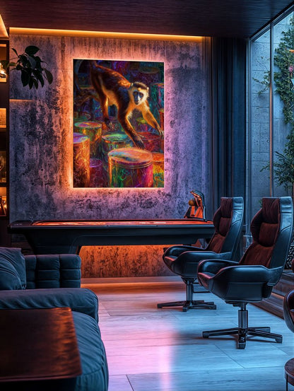 Art Print wAIld Life - Between Mischief and Masterpiece