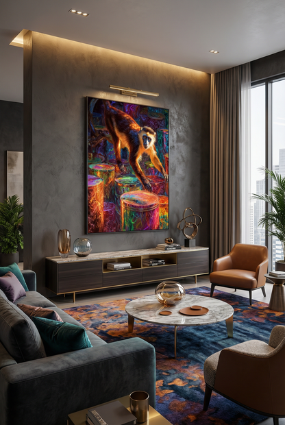Art Print wAIld Life - Between Mischief and Masterpiece