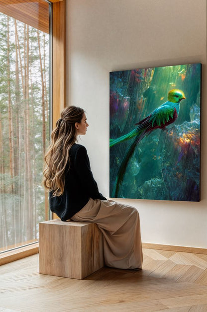 Art Print wAIld Life - Emerald Wing