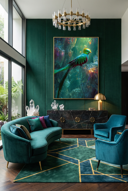 Art Print wAIld Life - Emerald Wing