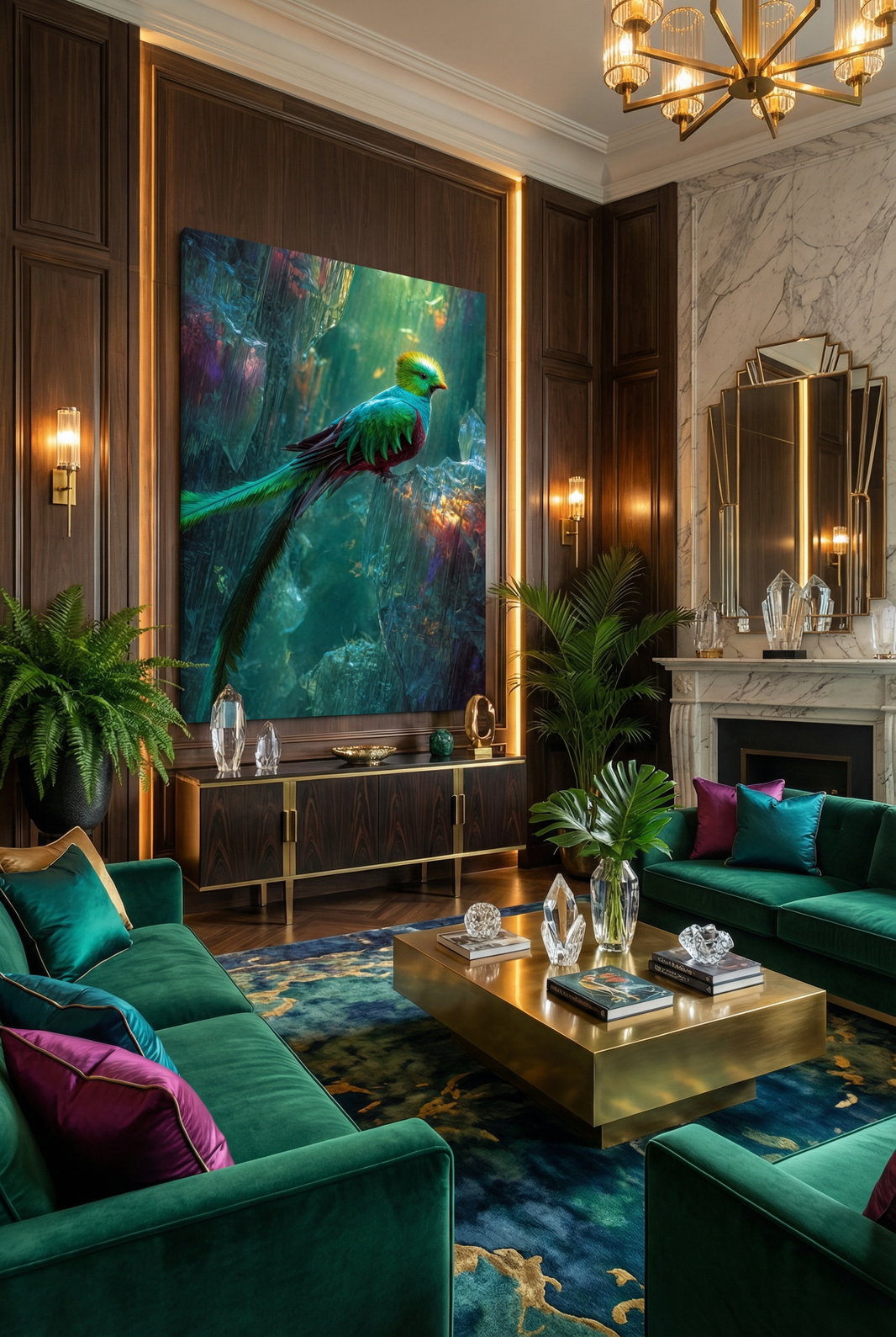 Art Print wAIld Life - Emerald Wing
