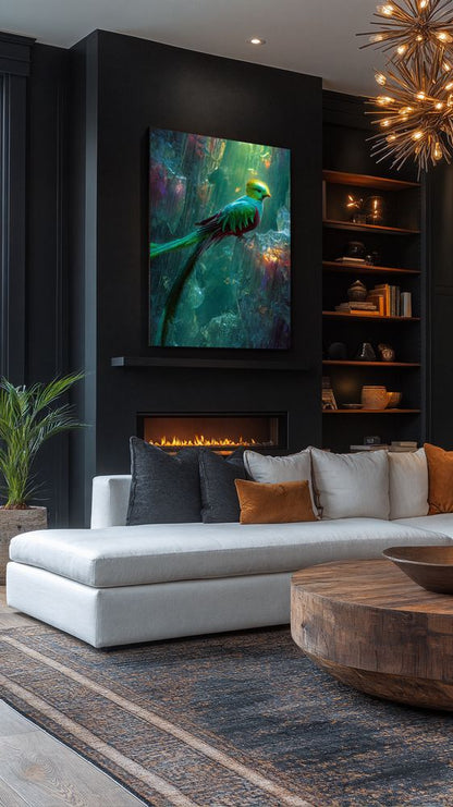 Art Print wAIld Life - Emerald Wing