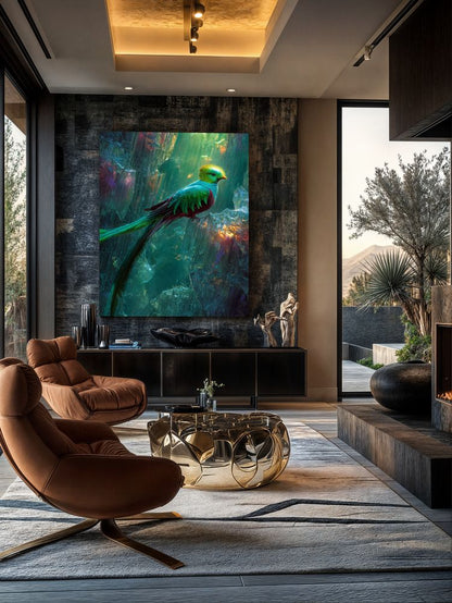 Art Print wAIld Life - Emerald Wing