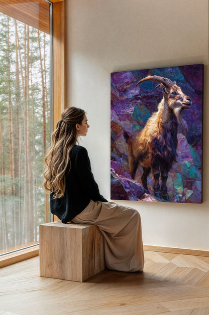 Art Print wAIld Life - Watcher of the Painted Rocks