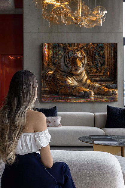 Art Print wAIld Life - Power Draped in Jewels