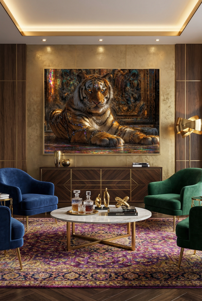 Art Print wAIld Life - Power Draped in Jewels