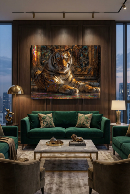 Art Print wAIld Life - Power Draped in Jewels