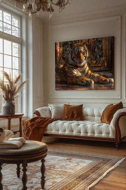 Art Print wAIld Life - Power Draped in Jewels