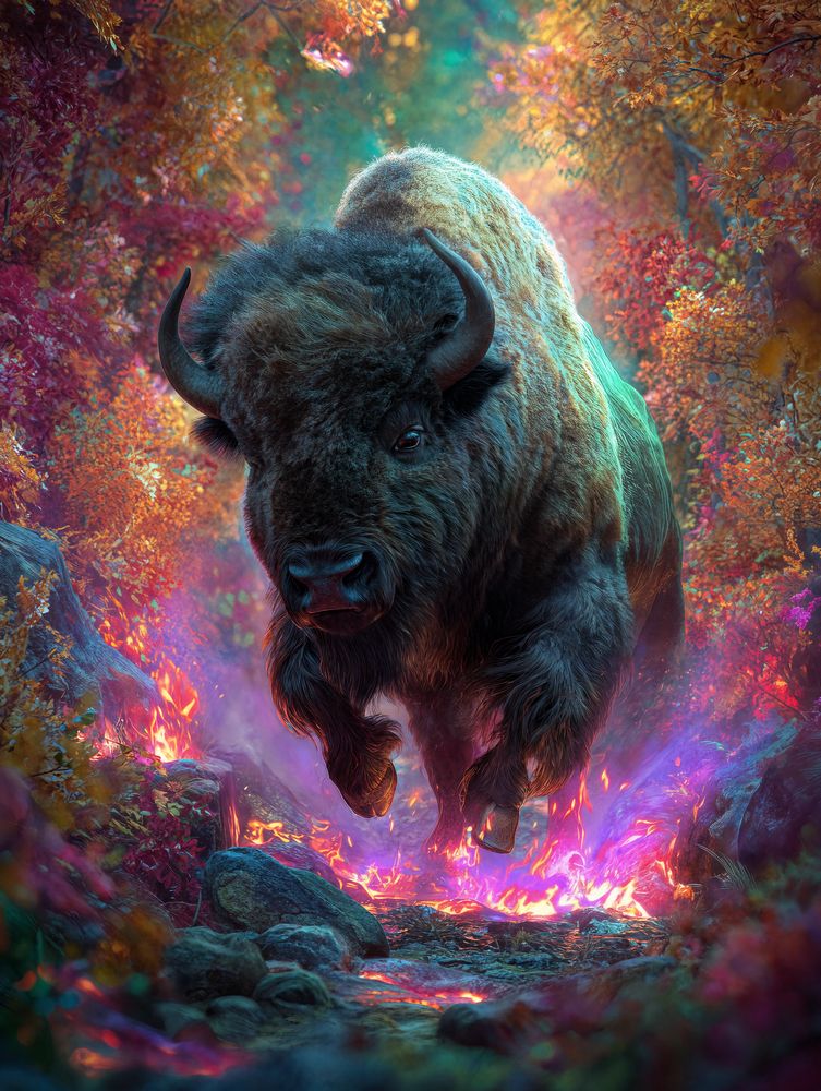 Art Print wAIld Life - The Wild Power Unleashed