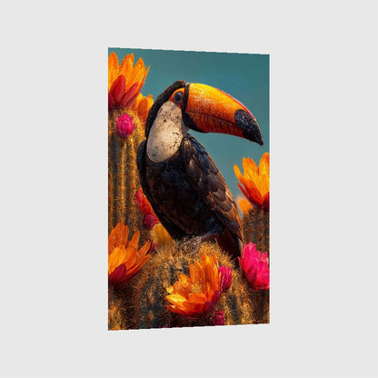 Art Print wAIld Life - Among Thorns and Petals