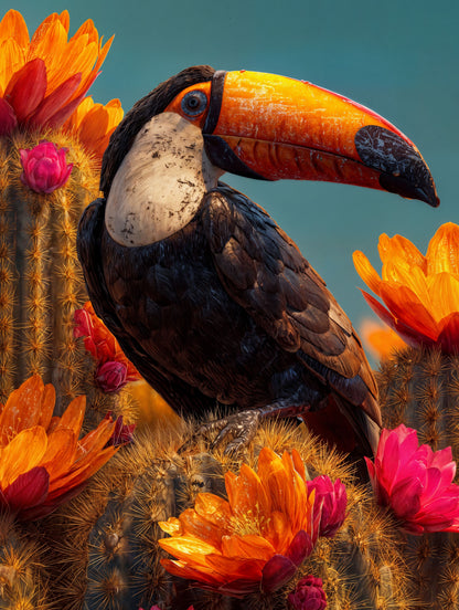 Art Print wAIld Life - Among Thorns and Petals