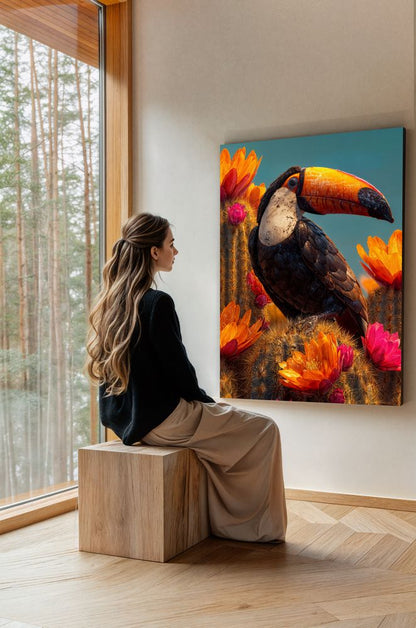 Art Print wAIld Life - Among Thorns and Petals