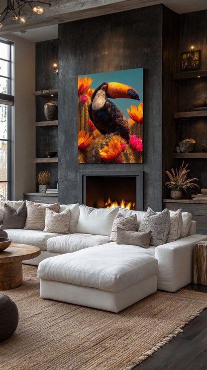 Art Print wAIld Life - Among Thorns and Petals