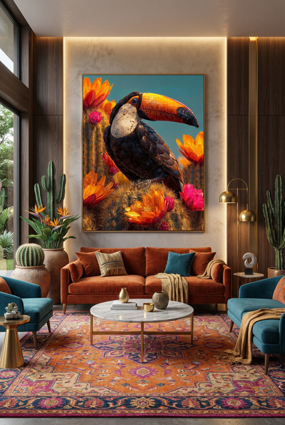Art Print wAIld Life - Among Thorns and Petals